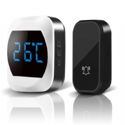 Smart temperature digital doorbell