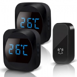 Smart temperature digital doorbell